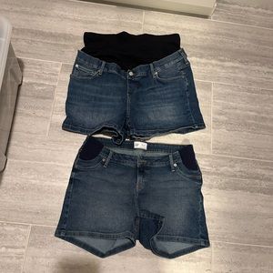 GAP maternity Jean shorts